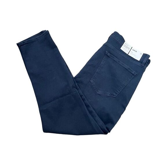 Agolde NWT Nico High Rise Black Slim Fit Cropped Denim Jeans - Picture 2 of 13